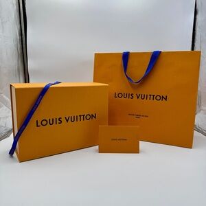 Louis Vuitton gift box and gift bag set